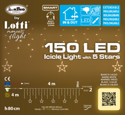 Ice Light Stelle 150 LED 400x80cm blanc chaud