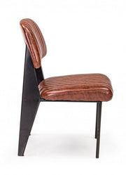Chaise Vintage Orange Foncé Nelly 60x59x84-44h