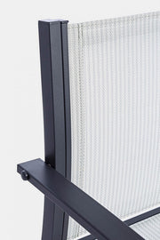 Salon de jardin 3 pièces en métal Auri anthracite