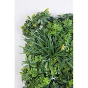 Mur synthétique vert jonquille 50x50 cm