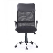 Reversa2 Office Armchair avec un rembourrage écologique et retour sur le filet noir 64x66x100 cm