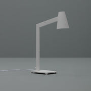 Lampe de table avec abat-jour en métal blanc 42x15x60,5h cm