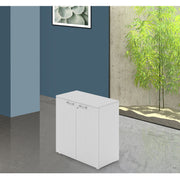 Deux adolescents avec deux portes de couleur blanche H87x90x45cm