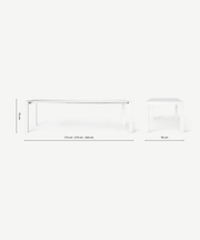 Table extensible 170-264x90