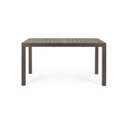 Table d'extérieur extensible en aluminium Caffè HILDE YK14 140 - 210x77x h75 cm