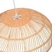 Lustre en rotin naturel avec fixation ø60,5h21,5 cm