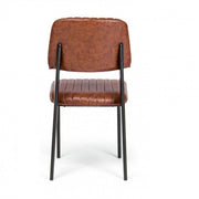 Chaise Vintage Orange Foncé Nelly 60x59x84-44h