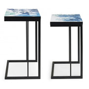 Set de deux tables basses d'ameublement bizzotto