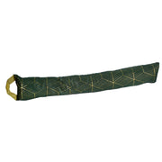 Boudin de porte en tissu vert cm83x7h15