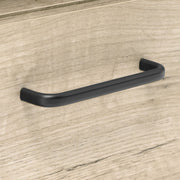 Base meuble TV avec 3 portes pliantes en chêne et gris 160x35xh.53 cm