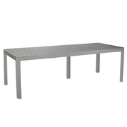 Table en aluminium extensible de Tortora Garden 100 x 200-260-320 x H 75