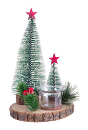 2x Bougie 1P Sylvia Vert D12X24H