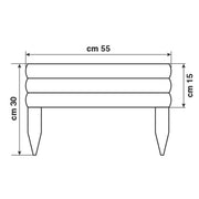 Clôture en bois 55 x 30cm pour plantes vampires