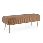 Banquette 2 places Selena couleur olive en velours