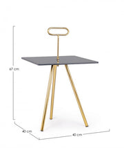 Table basse Inesh Rock Qu 40X40