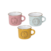 Tasse à Café Sans Soucoupe 100 Cc Voyage
Grès Multicolore