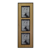 Cadre photo mural en bois Budapest rectangulaire 3p multiple cm18,5x58x1,5