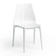 Chaise oblongue en polypropylène blanc
