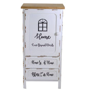 Commode Breslavia 1 porte et 2 tiroirs cm50x38xh100