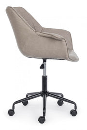 Fauteuil de bureau gris tourterelle Joshua