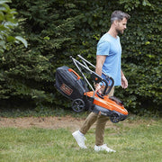 Tondeuse sans fil Black & Decker BCMW3318L2-QW avec double batterie 18V