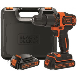 Perceuse/visseuse à percussion 18V-1.5AH Black and Decker