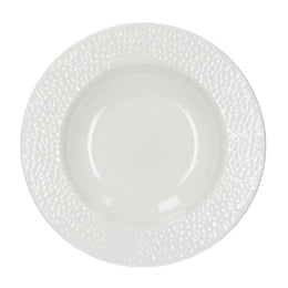 Assiette creuse en porcelaine blanche GOLF diamètre 22 cm