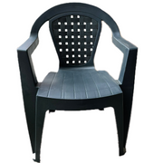 Fauteuil de jardin en résine antidérapante Norma Dimaplast coloris vert