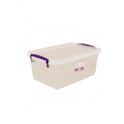 Conteneur en plastique transparent polyvalent de 30 litres