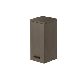 Élément mural buanderie 1 porte avec étagère couleur boue H77x36x38cm