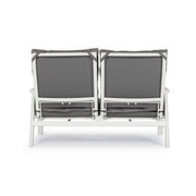 Canapé d'extérieur inclinable 2 places 152x81x98h cm