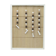 Porte-mémo rectangulaire en bois de lignum cm27x2,5h36