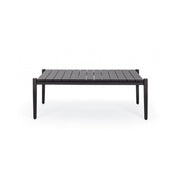 Table basse de jardin Calypso anthracite 110x60 cm