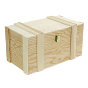 Porte-bouteilles 2+2b pin nat liste cm37x21h19