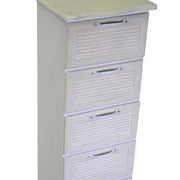 Armoire en bois Liverpool 7 tiroirs blanc cm29x23h109