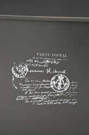 Porte-lettre mural noir jt-2918 cm.23 x 7,5 h 29