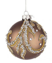 Suspension Sphère Vt Goutte Marron D80