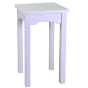 Table de présentation en bois blanc