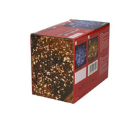 Fil lumière 300 LED blanc chaud lumière fixe cm600 al. usage externe fixe