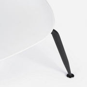 Chaise moderne Antigone blanc craie