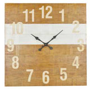 Horloge carrée en bois ea-6429 cm. 91,5 x 5,5 h 91,5