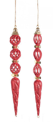 Pendaglio Mode Glace Rouge Assorti 12x