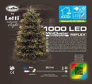 MiniCluster ø6cm 1000 LED multicolore 20,5m