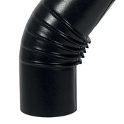 Coude Email 45° Noir Op.10 cm