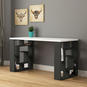 Bureau Labirent 140 blanc anthracite