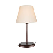 Lampe de table Elva ASZ1050 en métal et abat-jour en tissu