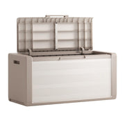 Coffre de jardin beige GULLIVER 118x49x h55 cm