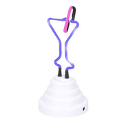 Lampe néon en verre à martini cmø10h19,5