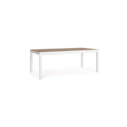 Table d'extérieur 200-300x95x74h Blanc Iperbriko