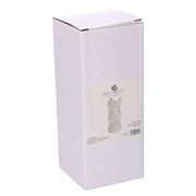 Porte-gobelet rond en métal papillon crème cm ø8h20